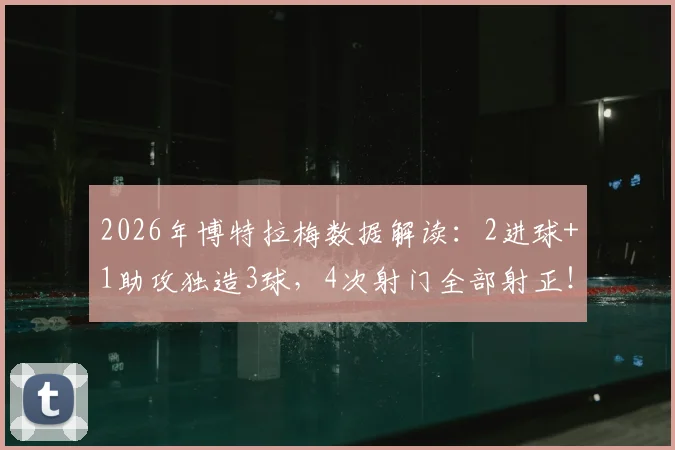 2026年博特拉梅数据解读：2进球+1助攻独造3球，4次射门全部射正！状态火热助球队取胜，具体表现复盘